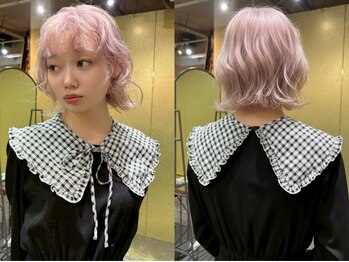 エクーエルム 心斎橋(ECOO yelm)の写真/【お得な限定クーポンあり◎】通いやすい価格で本格ブリーチ/ハイトーン★心斎橋で失敗したくない方必見!