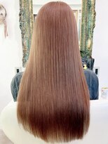 ルネラトーキョー(RUNERA TOKYO)&nbsp;ミルクティーベージュブラウンセミロング顔周りレイヤーカット