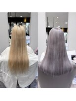 ヘアアンドメイク ビス イオンモール八幡東店(Bis!) シルキー・プラチナブロンド