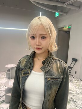 ジェム(GEM) 【hinana】ホワイトブロンド