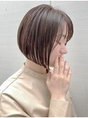 前下がりボブ/30代40代/ツヤ髪