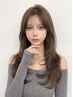 cut+前髪矯正+プラチナカラー+最新3stepトリートメント