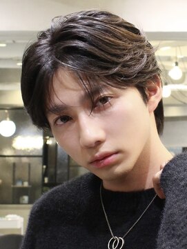 ロンドオム 池袋(Lond Homme) men's/メンズ/毛流れセンターパート/ナチュラルセンターパート