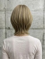 リトマス 二子玉川(litmus)&nbsp;白髪染め　ハイライト　白髪ぼかし　ショートボブ　レイヤーボブ