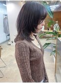 【HANAE】ウルフなミディアムレイヤー