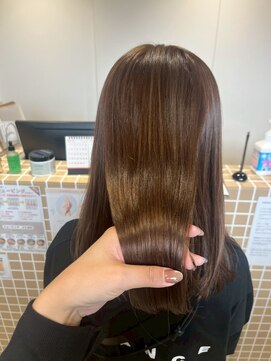 ファムバイアヴァンス(Femme by AVANCE.) 暗めカラー髪質改善シルキーブラウン