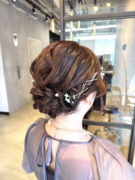 エイト ヘアサロン 渋谷本店(EIGHT) シニヨンヘアアレンジ♪