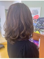 ハーズヘア 千代田本店(Her's hair) ミディアムレイヤーボブ