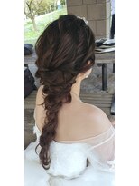 レングス ヘアグラフィック(LENGTH HAIR GRAPHIC) ウエディング×あみおろし