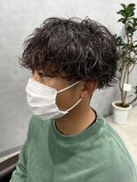 リット×ベリエ(Lit.×belier)&nbsp;ツーブロック/メンズマッシュ/波巻きスパイラルパーマ