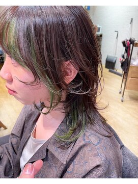 ヘアサロン アティリー(Hair Salon Attirer) 西梅田/ボブ/グレーベージュ/白髪ぼかし【Attirer 飯田裕之】