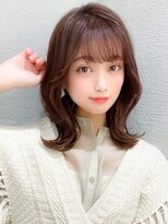 アフロート エル 錦糸町(AFLOAT L) 外ハネボブ/ペールベージュ/イルミナカラー/オンニヘア/韓国風