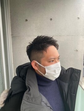 メンズサロン ウエストサイドカットクラブ(Men's West Side Cut Club) ベリーショート×ピンパーマ