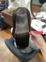 ヘアーアンドメイクランプ(Hair & make Lamp) [サロンスタイル] 髪質改善　サンドベージュ