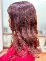 アークスヘアー&nbsp;髪質改善カラー★ハイライトピンクベージュ白髪染め40代50代