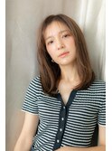 アシンメトリー外国人風顔周りレイヤーTb5上尾20代30代40代