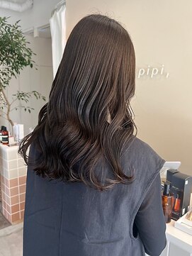 ピピバイヨーク(pipi, by yoke.) 透明感カラー/ミルクティーアッシュベージュ