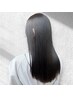 メンテナンスカット＋髪質改善ストレート＋ケアカラー