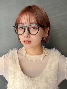 ガーデンヨコハマ(GARDEN YOKOHAMA) 切りっぱなしタッセルボブミニボブWカラーピンクベージュ