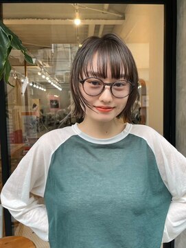 ヒュージ 三軒茶屋(huge) 切りっぱなしボブ/ミニボブ
