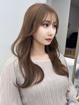 コアプラス 千葉(COA PLUS) レイヤーカット/顔周りカット/ベージュカラー/千葉