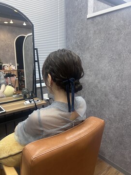 ココア(cocoa) シニヨンアップスタイル ヘアセット