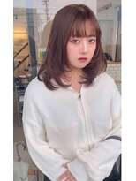 グランデュール 焼津店(GRANDEUR)&nbsp;バンビブラウン×ミディアムレイヤー