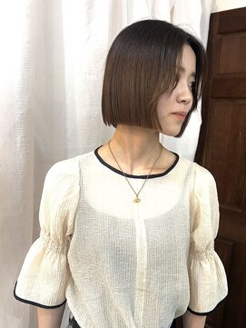スイート ヘアデザイン(Suite HAIR DESIGN) ナチュラルストレート×切りっぱなしボブ