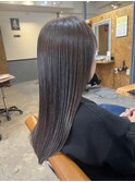 メテオカラー、艶髪ストレート