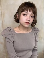 ニスル 町田店(NISURU)&nbsp;似合わせカット/大人ガーリー/ダークアッシュ/着物/町田/町田駅