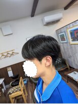 理創こすぎ ツーブロック