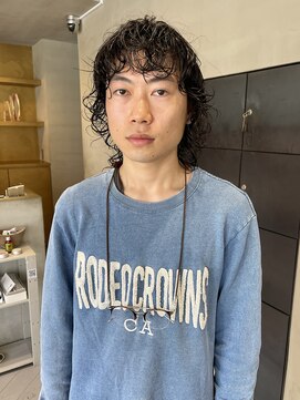 ヘアー アイス ルーチェ(HAIR ICI LUCE) メンズパーマ スパイラルパーマ メンズミディアム 大須 / 井上