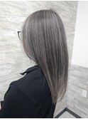 【HAIR lala+】#シルバー#ダメージを抑えたブリーチカラー
