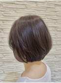 柔らか透明感カラー×ナチュラルショートボブ【浦和】.