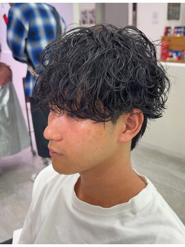 オーシャントーキョーウエスト 心斎橋 (OCEAN TOKYO WEST) 波巻きツイストスパイラルマッシュフェザーパーマ