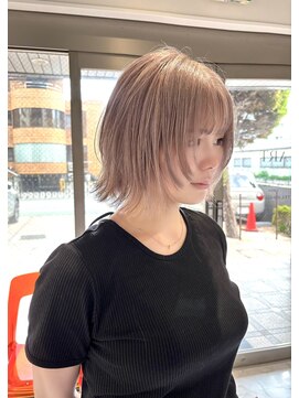 アール(ART) レイヤーボブ×ハイトーン
