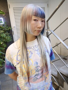 レコ(LECO) ハイトーンケアブリーチ多色デザインカラーロング