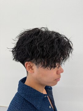 ビカムメンズヘアー 栄店(become men's hair) 縦落ちパーマ/波巻きパーマ