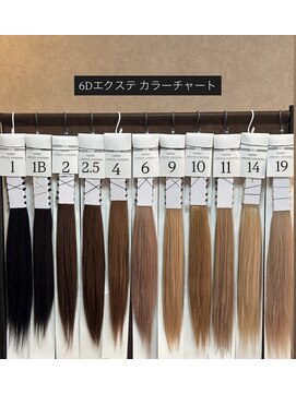 ファミーユ 松山店(famille deux) 6Dエクステ カラーチャート