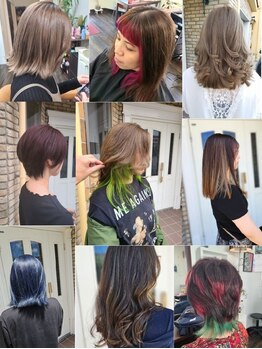 一人のスタイリストが仕上げまで施術☆経験豊富なスタイリストたちがあなたの髪の毛の悩みに寄り添います！