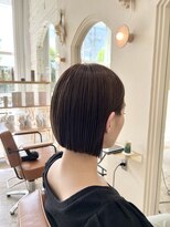 アンリー(Anree)&nbsp;切りっぱなしボブ×寒色ベージュ☆20代/30代/40代/50代