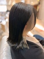 ザビー(THE B)&nbsp;本八幡×インナーカラー×ミディアムボブ×ケアブリーチ