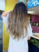 トーク 伊丹本店(TAL'KE)&nbsp;TAL’KE/伊丹/グラデーション/ホワイトベージュ/ブリーチ_1478