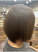 Rich髪質改善メテオカラー×伸ばしかけボブ