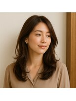 スープレックス ヘアーデザイン(SOUPREX HAIR DESIGN) セミロング デジタルパーマ 20代 30代 40代 50代 60代髪質改善