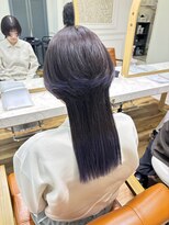 アプリバイリアン 浦和2号店(appri by Rien)&nbsp;クラゲウルフ×裾カラーバイオレット