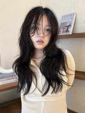 マッシュ 北堀江(MASHU) ダークグレージュ　ウルフレイヤー　ハッシュカット　堀江