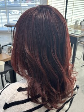 グランデュール 東静岡池田店(GRANDEUR) 大人ロングヘアカット　東静岡草薙ハイライトカラー