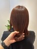 【人気No.1】平日限定じっくりカウンセリング+デザインカット+艶カラー￥9500
