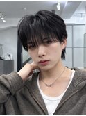 シースルーマッシュ/韓国風メンズ/ニュアンスパーマ/渋谷